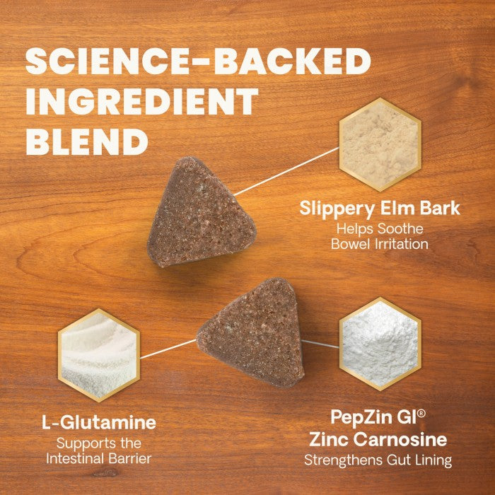 Veterinary Strength Gut & Bowel Support Chews for Cats & Dogs, 60ct Bag