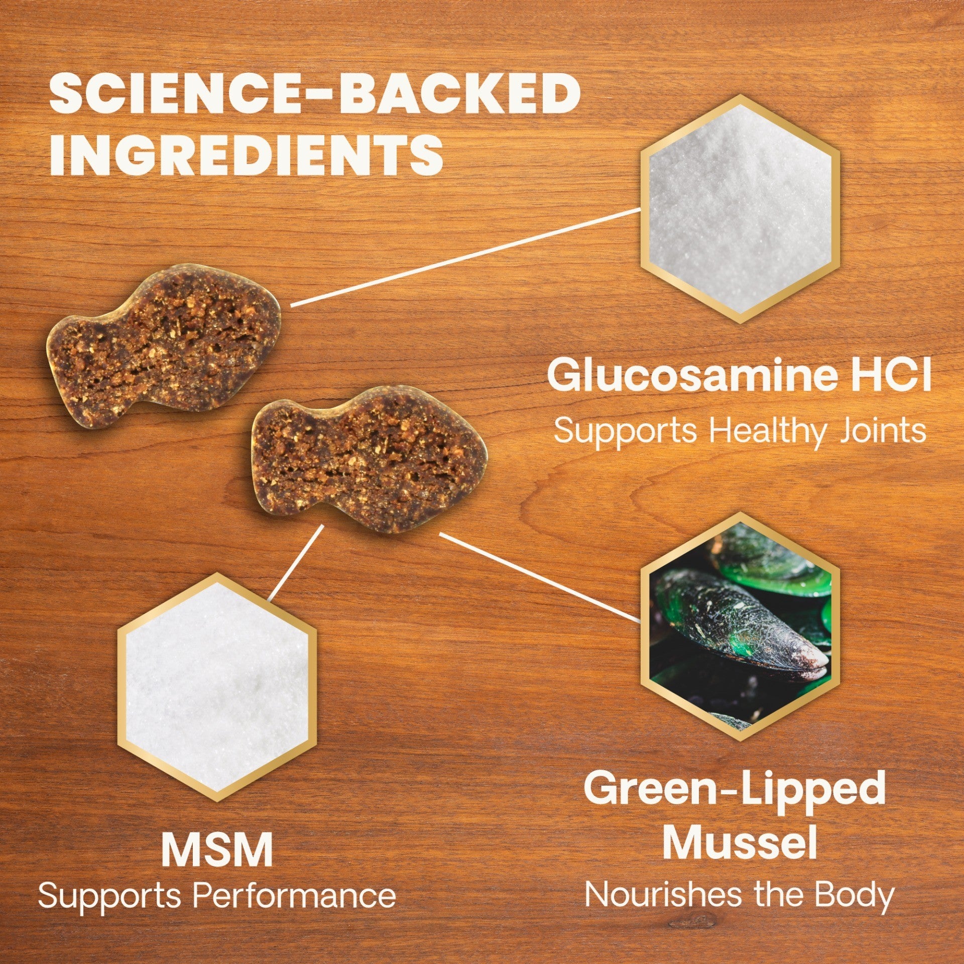 Extra Strength Healthy Hip & Joint (GlycoFlex 3) Soft Chews for Cats, 60ct