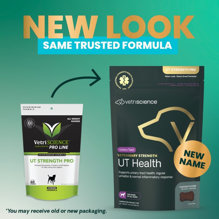 Veterinary Strength UT Health Soft Chews for Dogs, 60ct bag