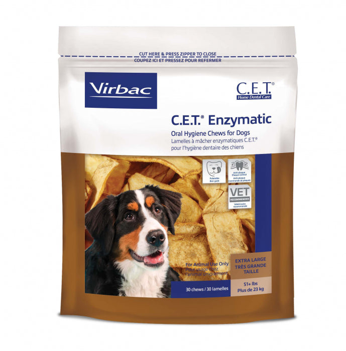 C.E.T.® Enzymatic Oral Hygiene Chews For Dogs, 30ct
