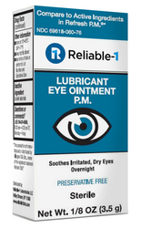 Preservative Free Lubricant Eye Ointment, PM, 3.5g