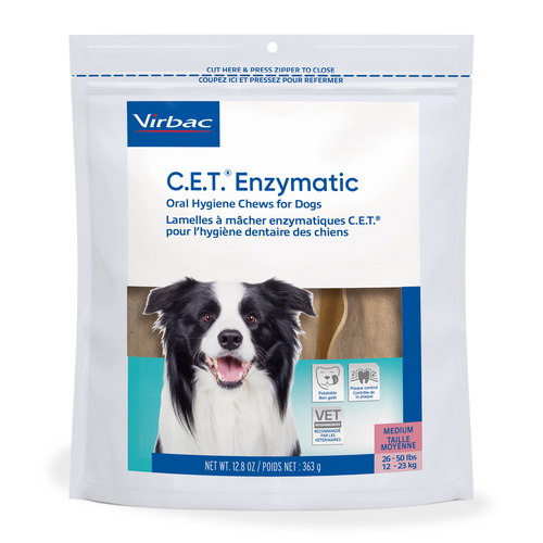 C.E.T.® Enzymatic Oral Hygiene Chews For Dogs, 30ct
