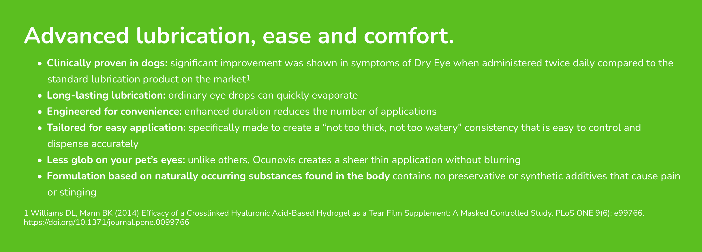 Ocunovis ProCare BioHAnce Gel Eye Drops for Dogs and Cats, 5mL