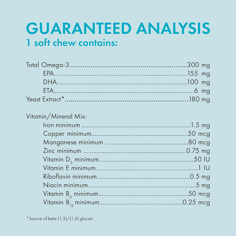 Nutramax Welactin for Dogs Soft Chews, 60ct