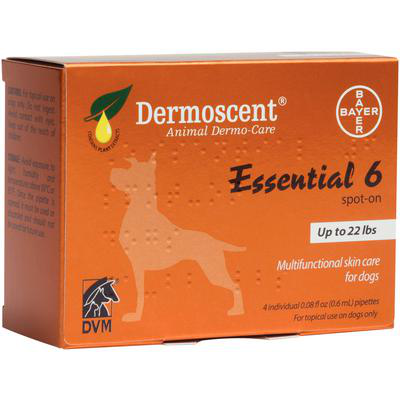 Dermoscent Essential 6 Spot-On Skin Care, 4ct box