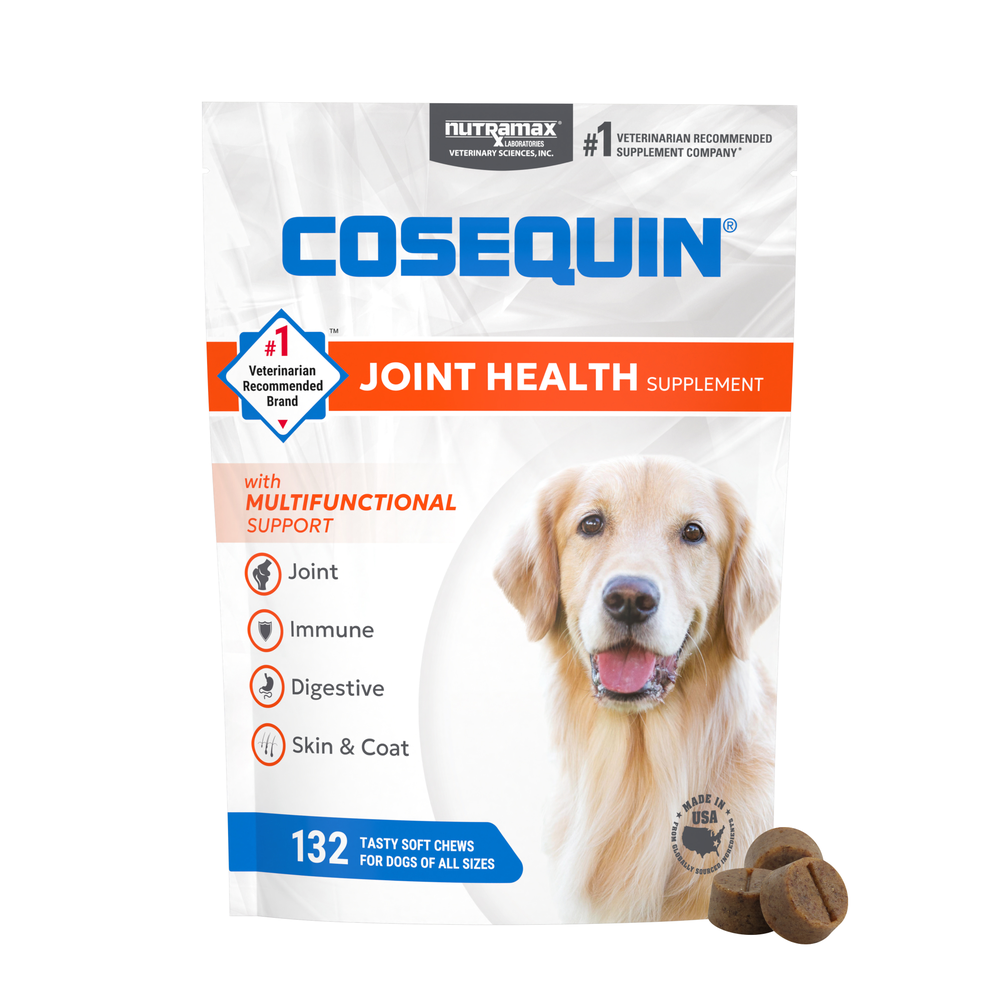 Nutramax Cosequin® Joint Health Supplement with Multifunctional Support, For All Dogs, 132ct Soft Chews