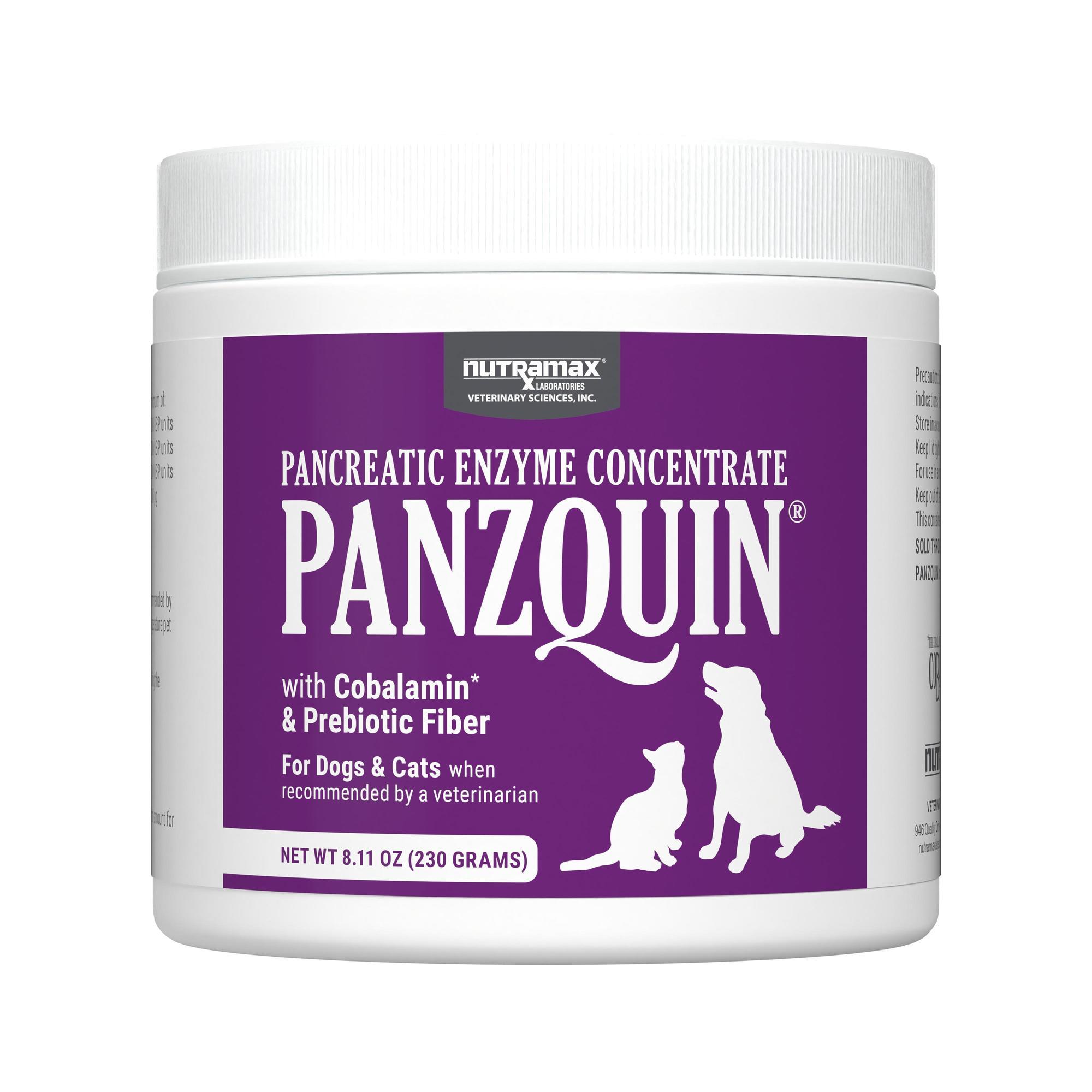 Nutramax Panzquin Powder for Cats & Dogs, 8.11oz Jar